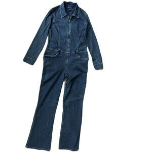 Forenza 1990s Vintage Denim Jumpsuit Size 16
